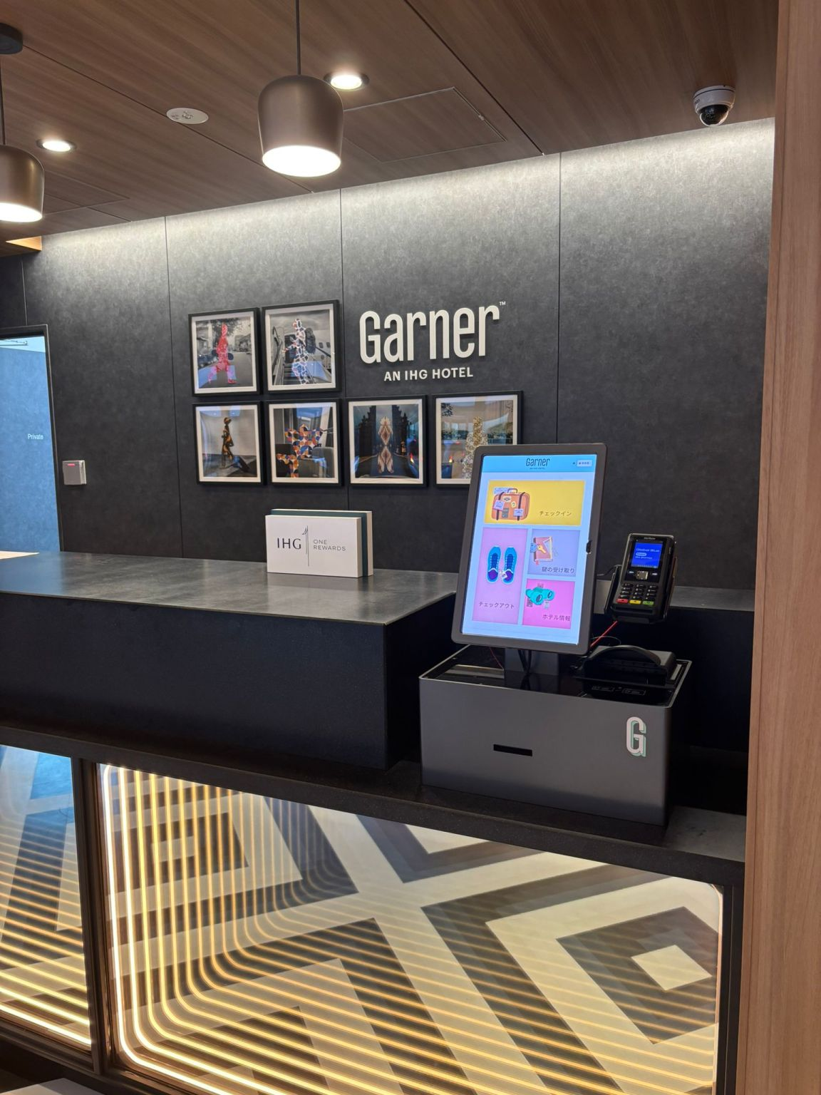 Garner Hotel Osaka Honmachi Station check-in terminal